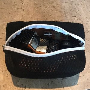 Saks Fifth Avenue Black Mesh Case/Bag